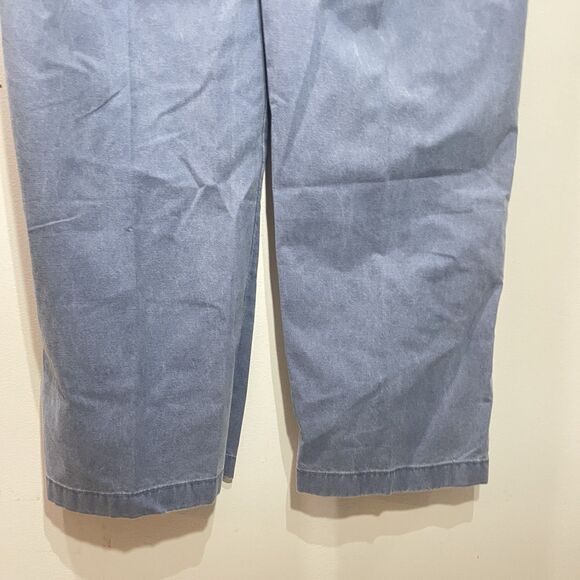 L.L. Bean Comfort Waist Cargo Pants Men’s Size 36 x 32 Blue Vtg Cotton LL Bean - Picture 9 of 9